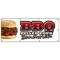 Signmission BBQ PULLED PORK SANDWICH BANNER SIGN barbque bbq signs slo slow cooked B-96 BBQ Pulled Pork Sandwich - alternate 1